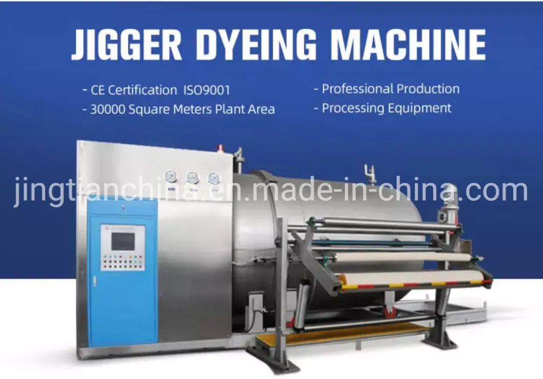 High Temperature Polyester Cotton Fabric Jigger Dyeing Machine for Dyeing